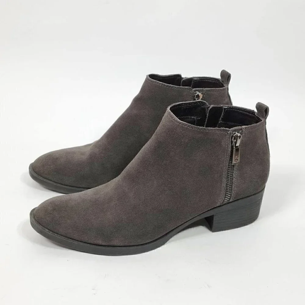 Kenneth Cole New York Suede Grey Boots #161 Size 8